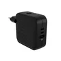 HYPER HJ1003BKWWGL HyperJuice Cargador GaN 70W USB-C para Viajes con 4 Puertos (3x USB-C + 1x USB-A) Negro - Carga Rápida para Portátil, Smartphone, Tablet