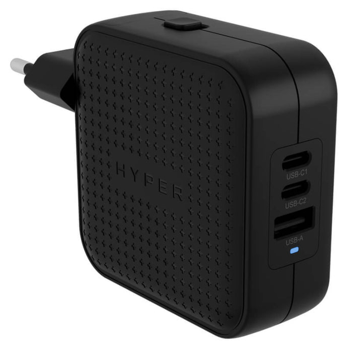 Hyper Hyperjuice HJ1003BKWWGL Cargador de 70W GaN Negro Hyper Hyperjuice HJ1003BKWWGL Cargador de 70W GaN Negro