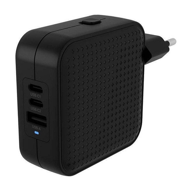 Targus Travel Charger Negro 70W GaN Carga Rapida USB C y USB A