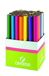 Papel Seda Canson 20G Rollo 0,5X5 M Azul Turquesa (Set de 10)