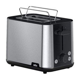 Braun HT 1510 BK PurShine Tostador de 2 ranuras