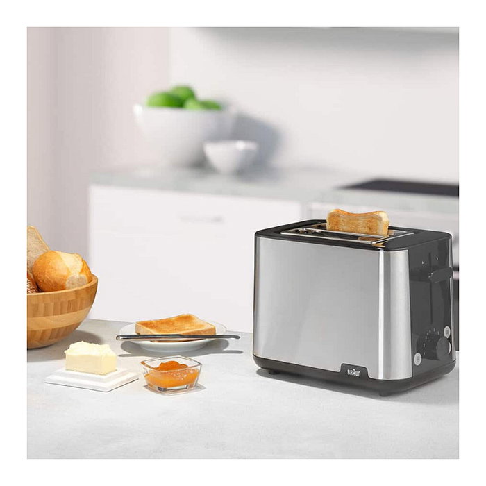 Braun HT 1510 BK PurShine Tostador de 2 ranuras