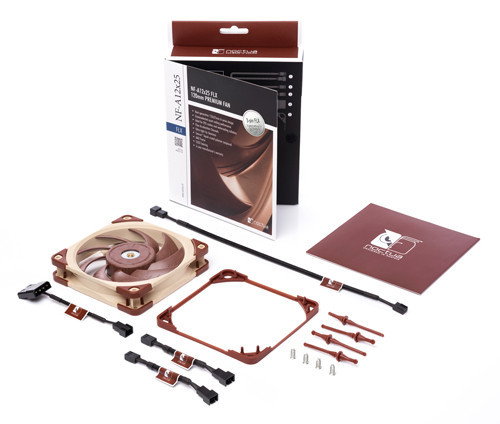 Noctua NF-A12X25-FLX Ventilador de Caja 120mm, 2000 RPM, 102.1 m³/h, 22.6 dB, Voltaje 12V, 3 Pines