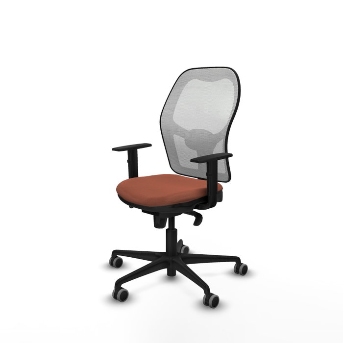 PIQUERAS Y CRESPO Silla de oficina Jorquera Marrón y Blanco PIQUERAS Y CRESPO Silla de oficina Jorquera Marrón y Blanco