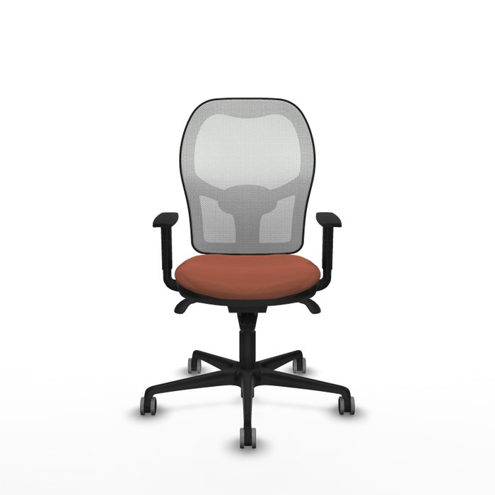 PIQUERAS Y CRESPO Silla de oficina Jorquera Marrón y Blanco PIQUERAS Y CRESPO Silla de oficina Jorquera Marrón y Blanco