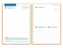 Liderpapel Agenda Escolar 2026-2027 Classic A5 Espiral Día Página Bilingüe en Español/Inglés, Papel FSC 70g, Color Naranja