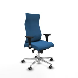 PIQUERAS Y CRESPO Sillón Albacete con Mecanismo Sincro Azul Claro
