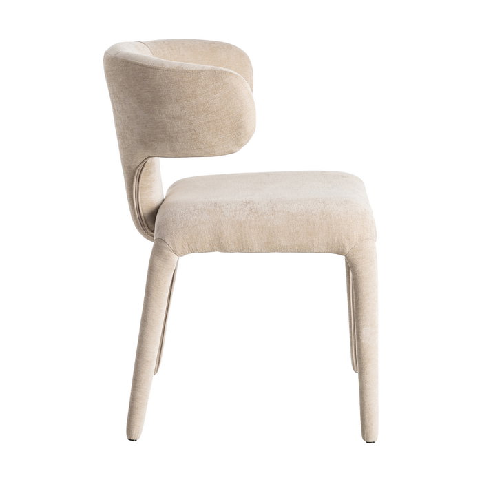 Silla Taupe Tejido 58 X 55 X 76 cm (Set de 2)