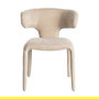 Silla Taupe Tejido 58 X 55 X 76 cm (Set de 2)