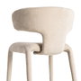 Silla Taupe Tejido 58 X 55 X 76 cm (Set de 2)
