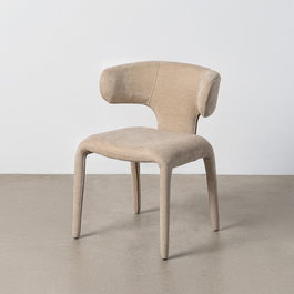 Silla Taupe Tejido 58 X 55 X 76 cm (Set de 2)