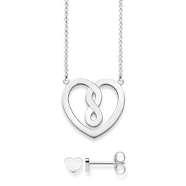THOMAS SABO Collar de Plata de Ley 925 Plateado 42cm