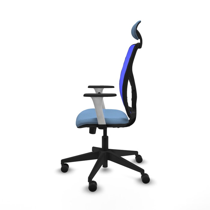 PIQUERAS Y CRESPO Silla de oficina Motilla con mecanismo Sincro, Azul cielo y Azul PIQUERAS Y CRESPO Silla de oficina Motilla con mecanismo Sincro, Azul cielo y Azul