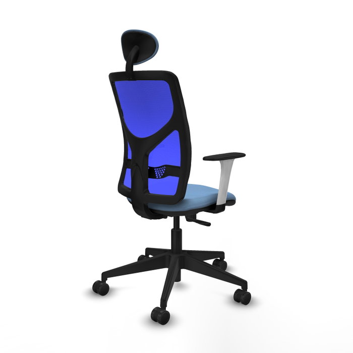 PIQUERAS Y CRESPO Silla de oficina Motilla con mecanismo Sincro, Azul cielo y Azul PIQUERAS Y CRESPO Silla de oficina Motilla con mecanismo Sincro, Azul cielo y Azul