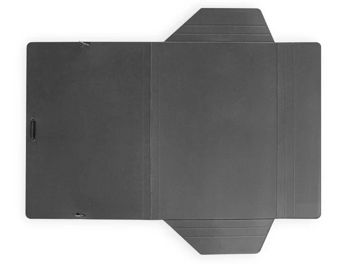 Liderpapel Carpeta de Solapas con Gomas Negro Folio Liderpapel Carpeta de Solapas con Gomas Negro Folio