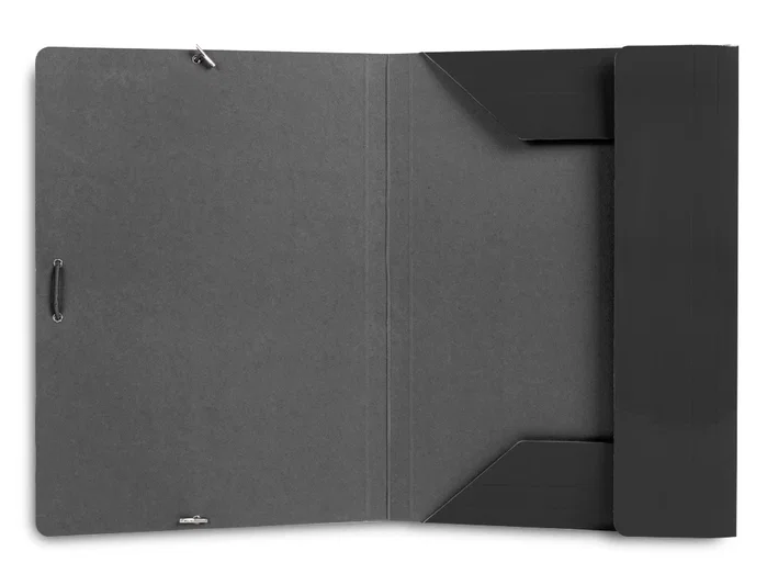 Liderpapel Carpeta de Solapas con Gomas Negro Folio Liderpapel Carpeta de Solapas con Gomas Negro Folio