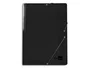 Liderpapel Carpeta de Solapas con Gomas Negro Folio