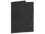 Liderpapel Carpeta de Solapas con Gomas Negro Folio