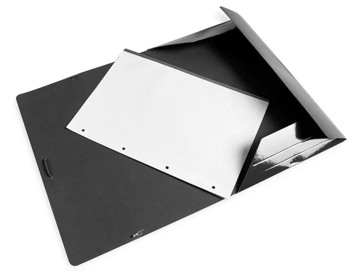 Liderpapel Carpeta de Solapas con Gomas Negro Folio Liderpapel Carpeta de Solapas con Gomas Negro Folio
