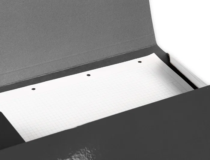 Liderpapel Carpeta de Solapas con Gomas Negro Folio Liderpapel Carpeta de Solapas con Gomas Negro Folio