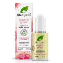 DR. ORGANIC Serum Facial Guayaba Iluminador y Revitalizante 30ml Vegano Brillo Tropical
