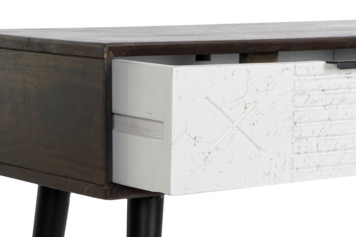 DKD Home Decor Consola de Mango y Metal Blanca DKD Home Decor Consola de Mango y Metal Blanca