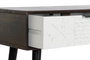 DKD Home Decor Consola de Mango y Metal Blanca