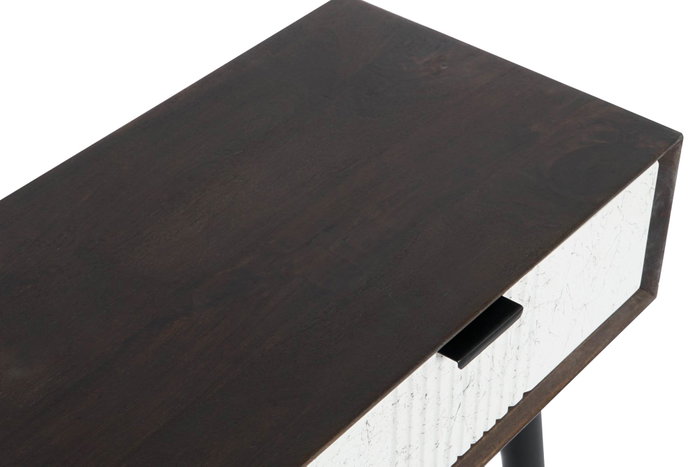 DKD Home Decor Consola de Mango y Metal Blanca DKD Home Decor Consola de Mango y Metal Blanca