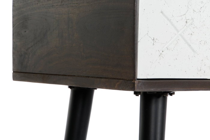 DKD Home Decor Consola de Mango y Metal Blanca DKD Home Decor Consola de Mango y Metal Blanca