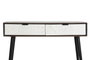 DKD Home Decor Consola de Mango y Metal Blanca