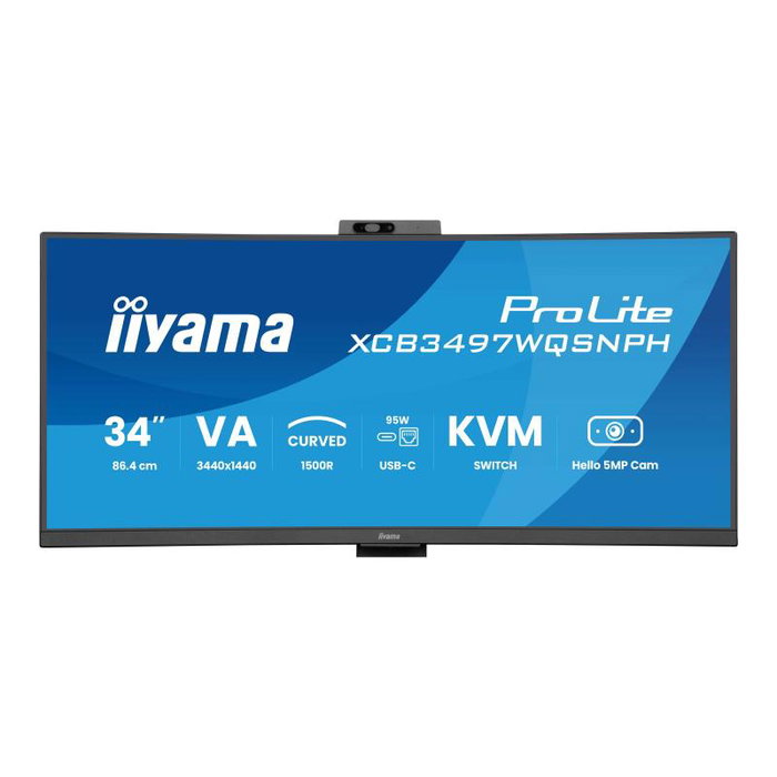 iiyama ProLite XCB3497WQSNPH-B1 Monitor Curvo 34'' UWQHD VA 120Hz