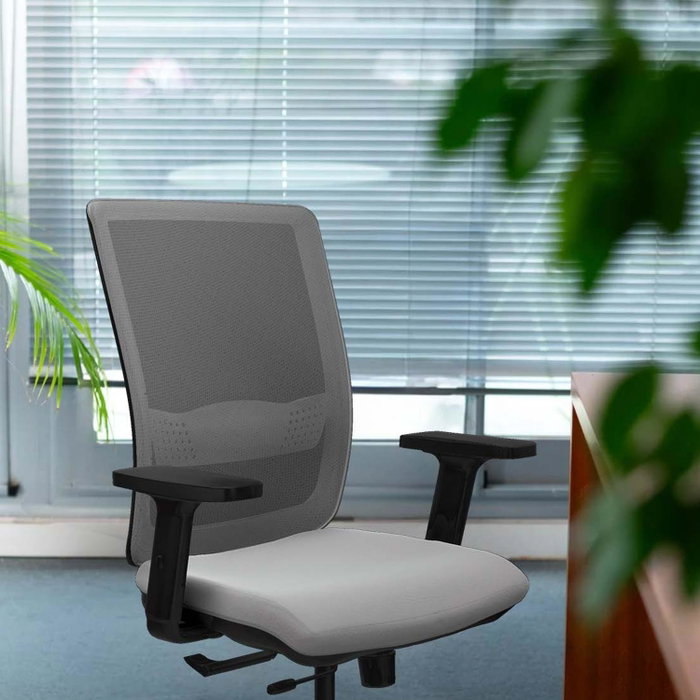 PIQUERAS Y CRESPO Silla de oficina Haches Naranja y Blanco