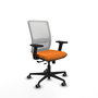 PIQUERAS Y CRESPO Silla de oficina Haches Naranja y Blanco