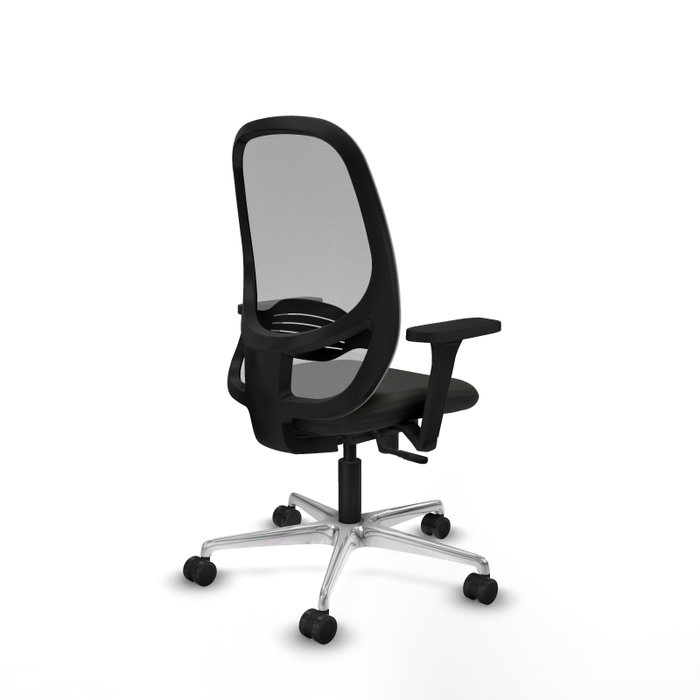 PIQUERAS Y CRESPO Silla de oficina Cilanco con mecanismo Sincro, Negro y Gris PIQUERAS Y CRESPO Silla de oficina Cilanco con mecanismo Sincro, Negro y Gris