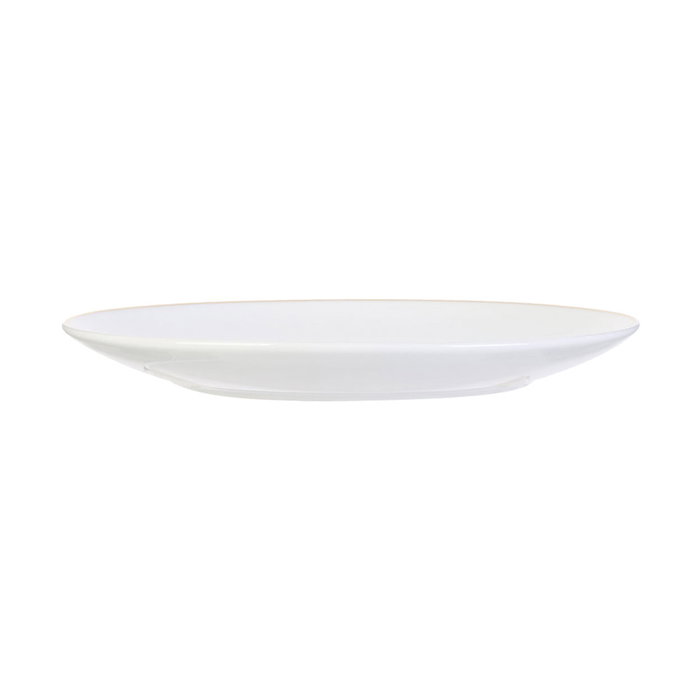 Home Deco Factory Plato Lounge con Ribete Dorado 20 cm