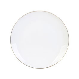 Home Deco Factory Plato Lounge con Ribete Dorado 20 cm