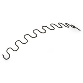 Q&Q Muelle zig zag de acero de 46 cm en negro