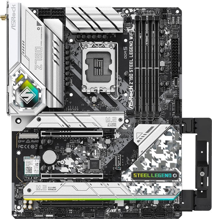 ASRock Z790 Steel Legend WiFi Placa Base LGA 1700 ASRock Z790 Steel Legend WiFi Placa Base LGA 1700