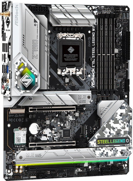 ASRock Z790 Steel Legend WiFi Placa Base LGA 1700 ASRock Z790 Steel Legend WiFi Placa Base LGA 1700