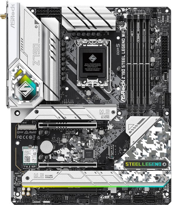 ASRock Z790 Steel Legend WiFi Placa Base LGA 1700 ASRock Z790 Steel Legend WiFi Placa Base LGA 1700