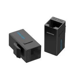 Vention VDD-B07-B Adaptador RJ45 Hembra a Hembra Cat5e Negro