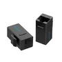 Vention VDD-B07-B Conector RJ-45 Cat5e UTP, Hembra a Hembra Recto, Negro, Adaptador de Cable de Red, 1 Pieza