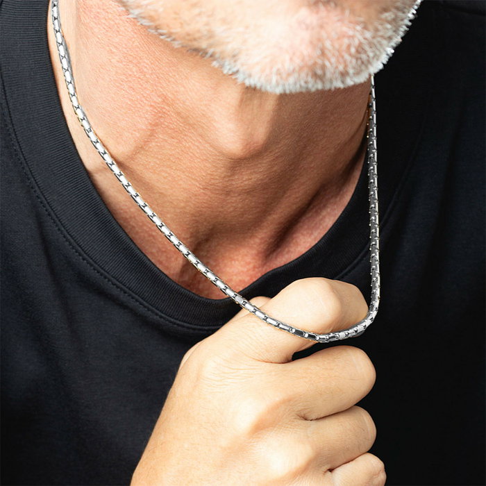 Collar Hombre Lotus LS2367-1/1 Plateado Collar Hombre Lotus LS2367-1/1 Plateado