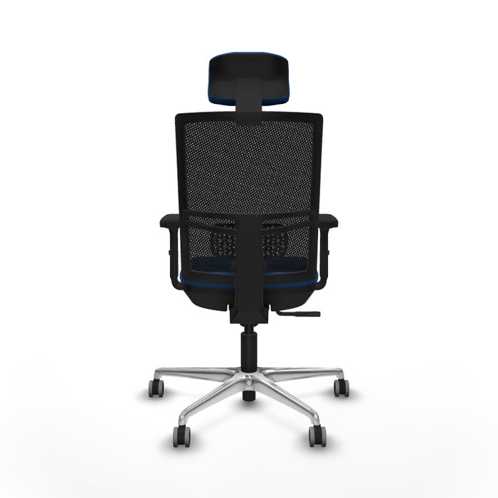 PIQUERAS Y CRESPO Silla de oficina Yunquera con mecanismo Sincro, Azul y Negro PIQUERAS Y CRESPO Silla de oficina Yunquera con mecanismo Sincro, Azul y Negro