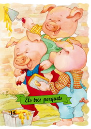 COMBEL, Els tres porquets, Conte popular anglès - Encunyats Classics