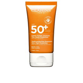 Clarins Protector Solar Facial Crema Tacto Seco Rostro UVA/UVB50+ 50 ml