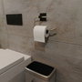 Aberto Design Portarrollos de Papel Higiénico Metal Dorado para Baño Elegante y Duradero 8 x 5 x 16 cm