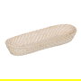 S/2 Bandeja Blanco Fibra Natural 44 X 17 X 7 cm