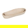 S/2 Bandeja Blanco Fibra Natural 44 X 17 X 7 cm