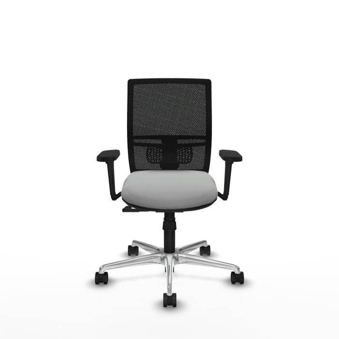 PIQUERAS Y CRESPO Silla de oficina Yunquera Gris claro y Negro PIQUERAS Y CRESPO Silla de oficina Yunquera Gris claro y Negro
